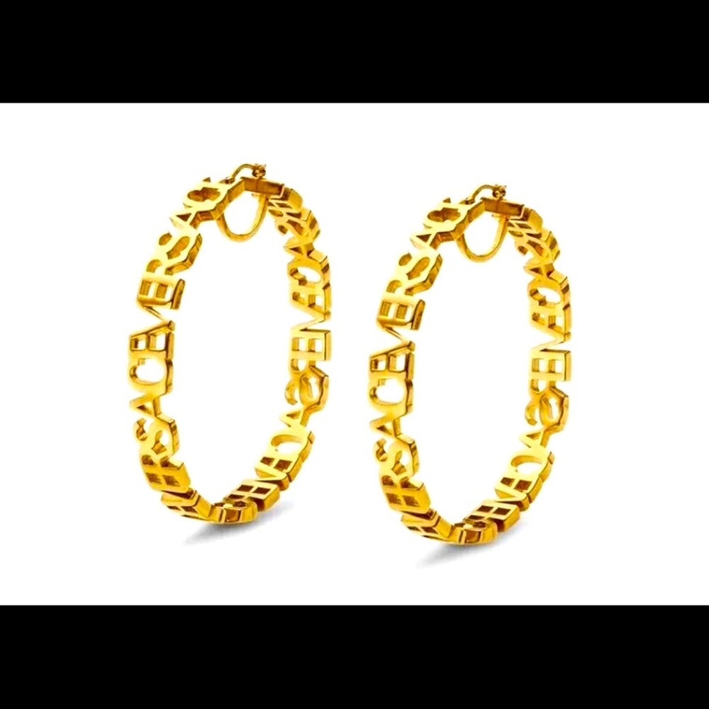 Authentic Versace Hoop earrings